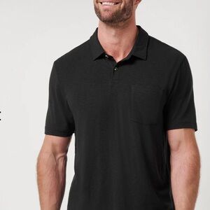 Travis Mathew Cloud Black Polo Shirt
